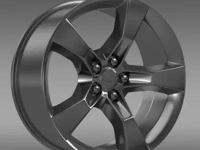 Chevrolet Camaro 2010 rim 3D model