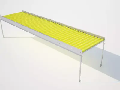 Conveyor belt 3D model 5