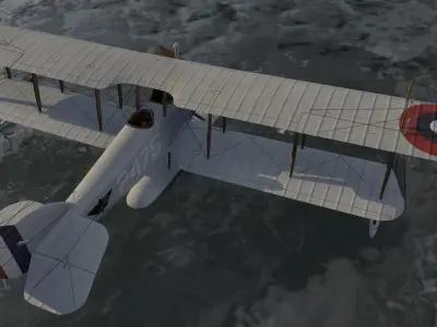 Curtiss N-9H Floatplane 3D model