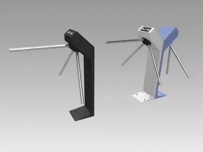 Turnstile tripod Trilock set  3D model