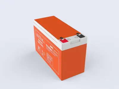 Battery Maxma Low-poly 3D model