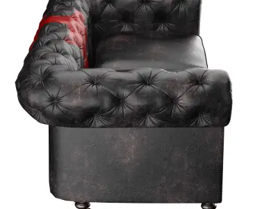 Sofa Andrew Martin Rebel Mao Red Star 3D model