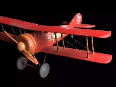 Toy Airplane 3D model 3