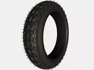 3D Trye motorcycle tire 3D model