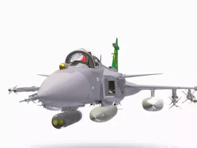 GRIPEN F39 E BR Low-poly 3D model