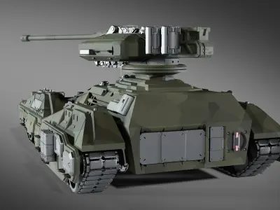 Sci-Fi Tank - Halo Scorpion Free 3D model