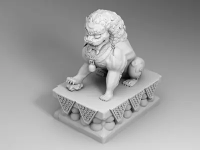 Part 5 - Chinese traditional house  3D print model