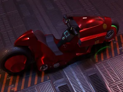 Akiras Motorcycle 3D model