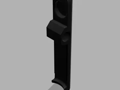 Mini M16 Extractor Rifle Mechanical Design STEP and STL 3D model