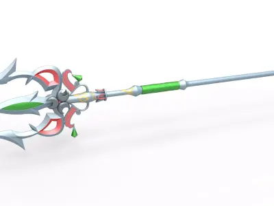 Lightscale trident from the game Legend of Zelda 3D print model