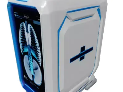 SciFi Medical Diagnostic Machine 3D model