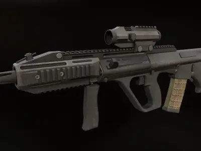 AUG A3 Low-poly 3D model purchase