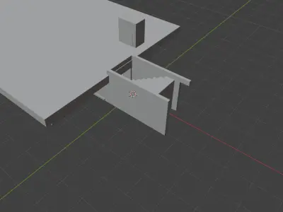 German Metro station Low Poly Thermesgasse U3 3D model