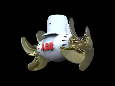 Azipod Seabex one Twin 3D print model