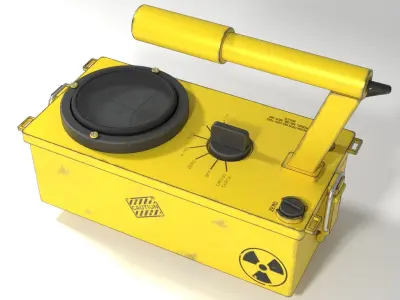 Geiger Counter Radiation Detector  3D model