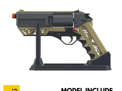 James Karra Cannon- Nobody Wants to Die - STL CAD OBJ Commercial 3D print model