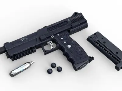 TPx Paintball Marker 3D model