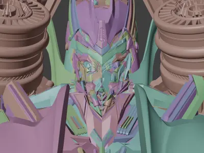 Sci-Fi Infiltrator Mech -  Full Body Hard Surface Mech 3D model
