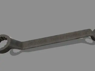wrench 1 Low-poly 3D model