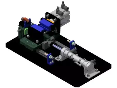 Tension Test Machine 3D model