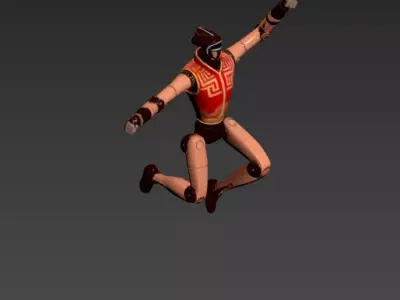 Spring Festival Gala - Jumping Robot 2 3D model