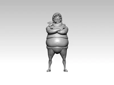 SENOR PINK - ONE PIECE - 3D MODEL - SPLIT PART 3D print model