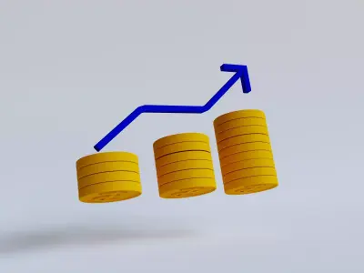 Business and finance 3D Icon Free 3D model