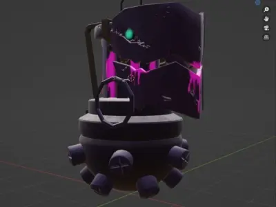 The Jinx Grenade Low-poly 3D model