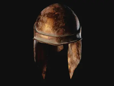 Spartan Helmet 3D model buy