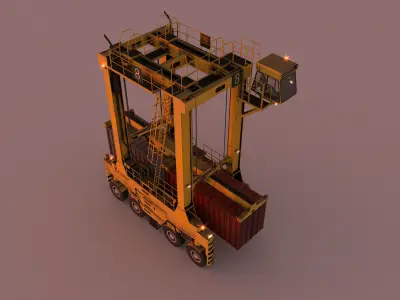 Straddle Carrier 3D model