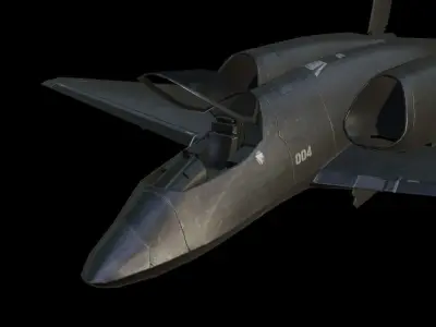 A14-A Wild Wolf Low-poly 3D model