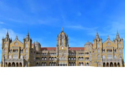 Railway Station Chhatrapati Shivaji Terminus 3D model