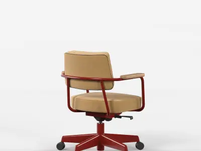 Fauteuil Direction Pivotant vitra Low-poly 3D model