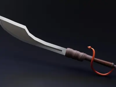 Low poly Swords Vol1 Free low-poly 3D model