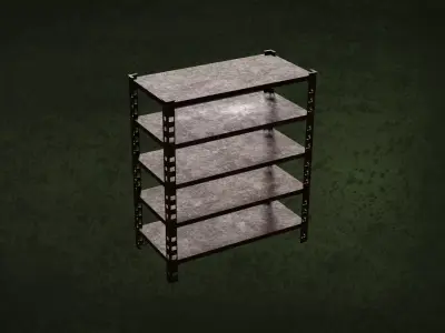 Rack Metals Series ContainerKeepItems G2 N4-6 3D model