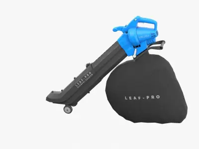 Leaf Blower and Vacuum Low-poly 3D model
