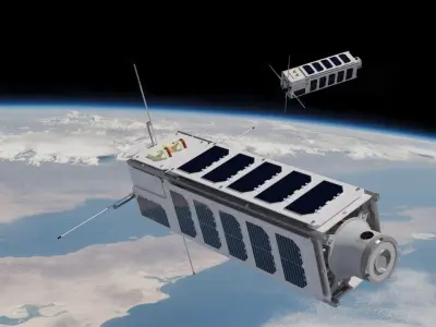 Cube Satellite - CubeSat 3D model