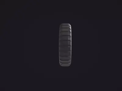 Stylized Tire 3D model