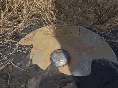 Japanese WW2 Type 93 Anti-Tank Mine 3D model