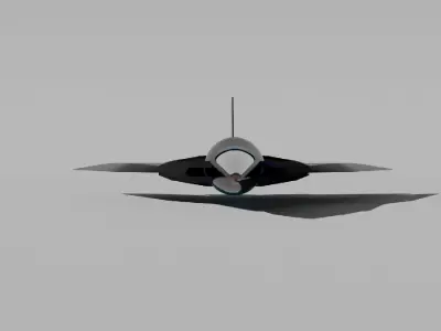Scifi Fighter 3D model