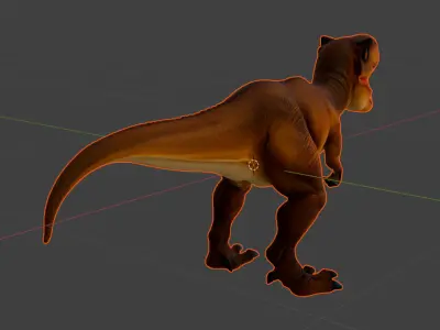 Stylized T-Rex 3D Model 3D model