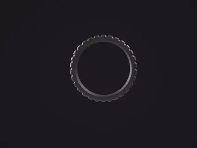 Stylized Tire 3D model