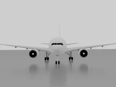 Boeing 777-200ER 3D model