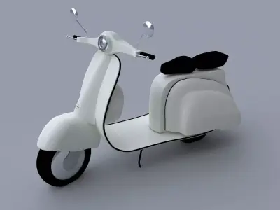 Scooter vespa Low-poly 3D model buy