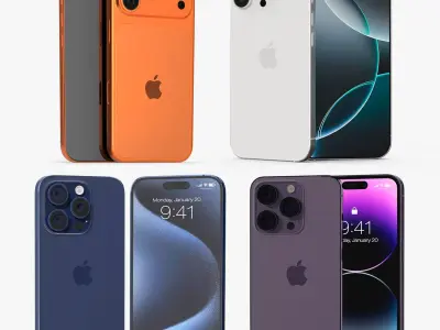 IPhone 14-17 Pro Collection 3D model