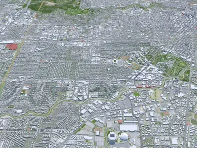 Houston City Texas USA 3D model purchase