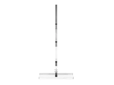 Athletics Pole Crossbar Carts 3D model