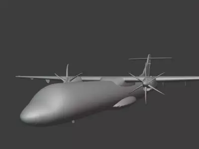 ATR 72-600 3D print model