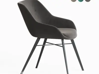 Luca Dining room chair 3D model