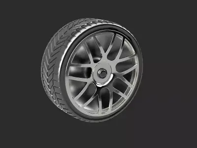 Car Tyre 3D model by vinayakunni414